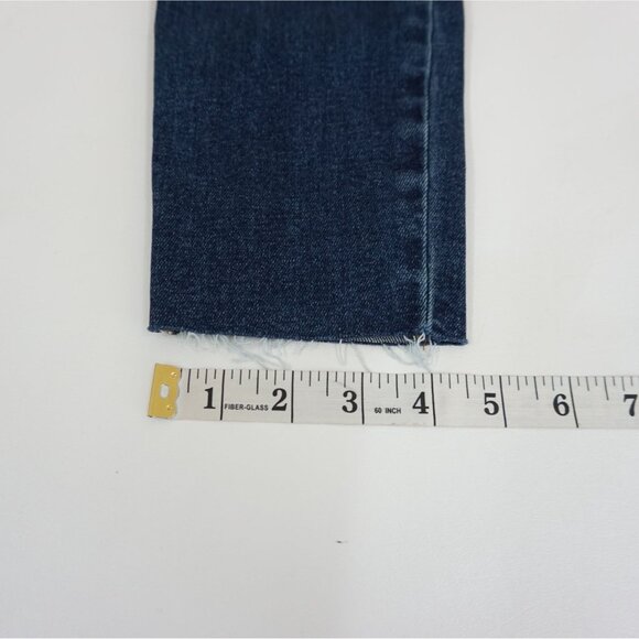 Sanctuary Women's Size 27 Social High Rise Frayed Ankle Skinny Jeans Blue 27 - Picture 8 of 8